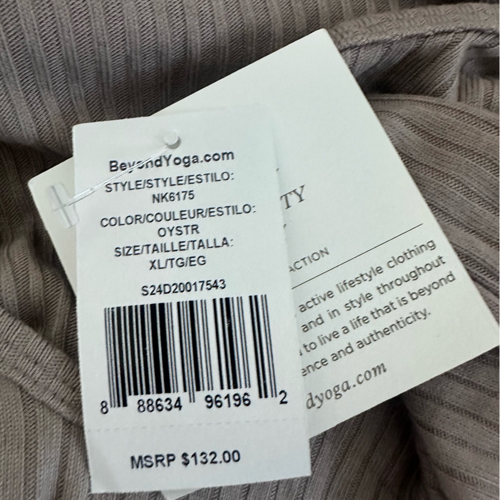 Beyond Yoga Jetsetter Jumpsuit - Birch- Size XL - Picture 8 of 10